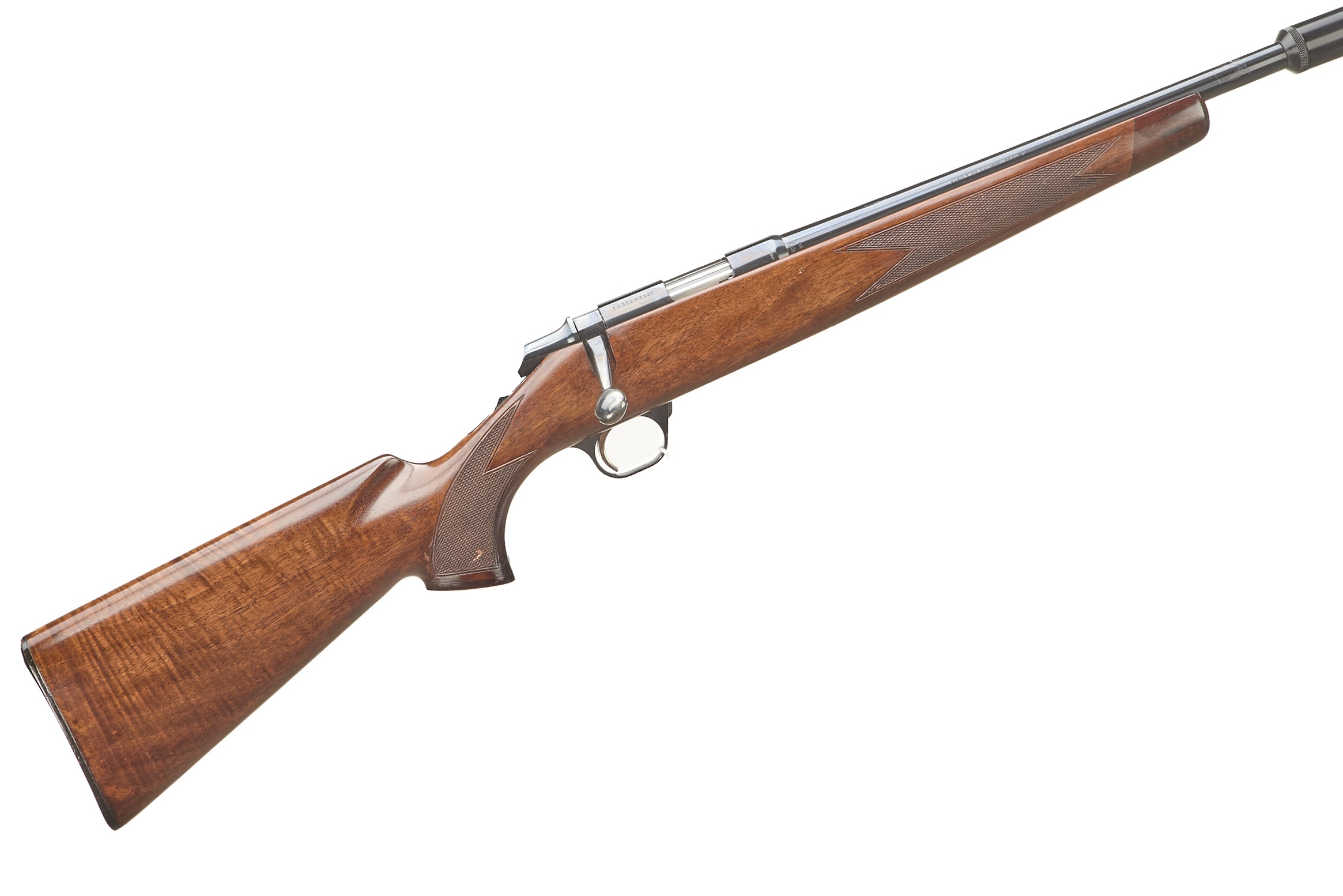 BROWNING A .22 LR A-BOLT ACTION RIFLE WITH MODERATOR Ser No 18352NX136