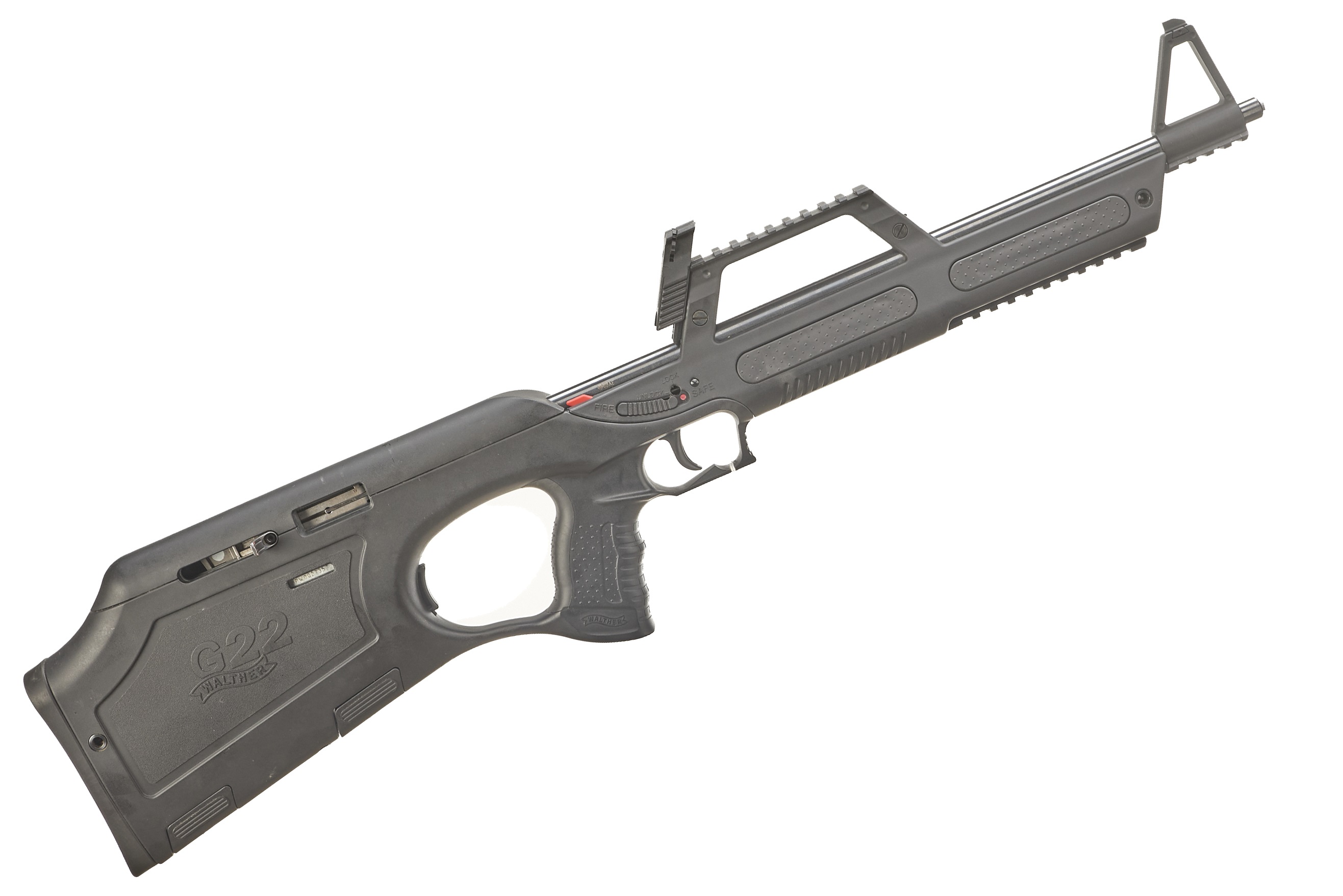 WALTHER A Mod G22 BULLPUP SELF-LOADING.22LR SEMI AUTO Ser No PW002735;