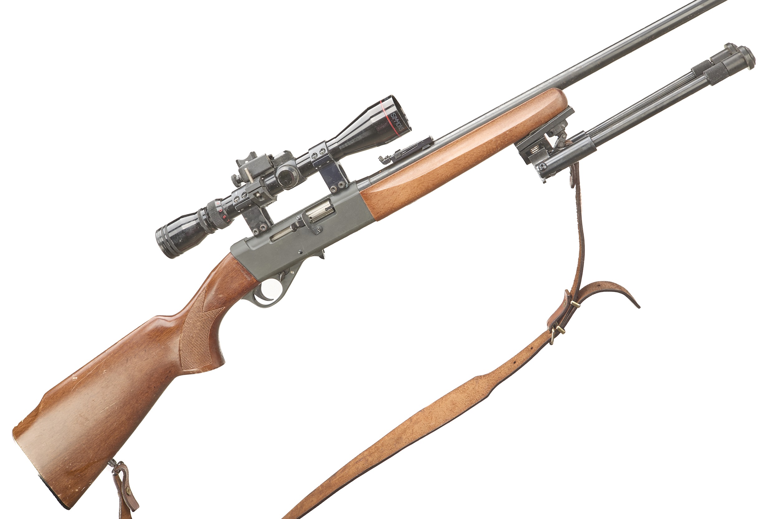 ANSCHUTZ A .22 LR SEMI-AUTO WITH SCOPE AND BI-POD Ser No 1429681;