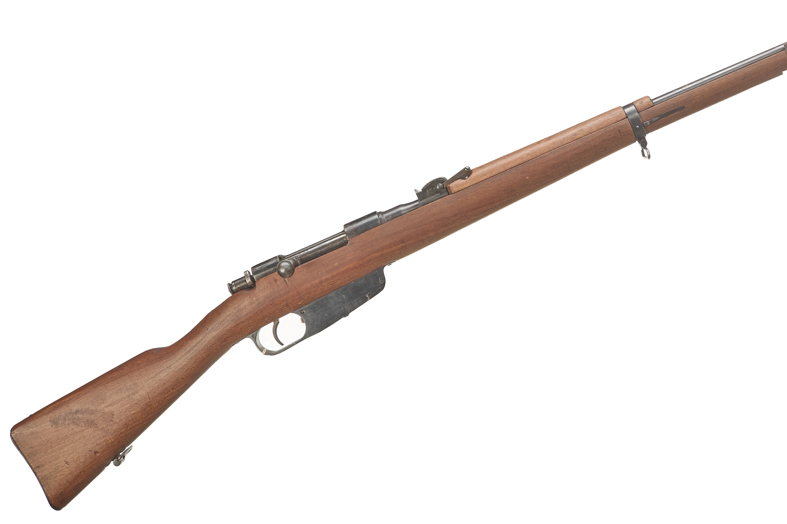 MANNLICHER-CARCANO A 6.5X52 BOLT ACTION MILITARY RIFLE Ser No AK8545;