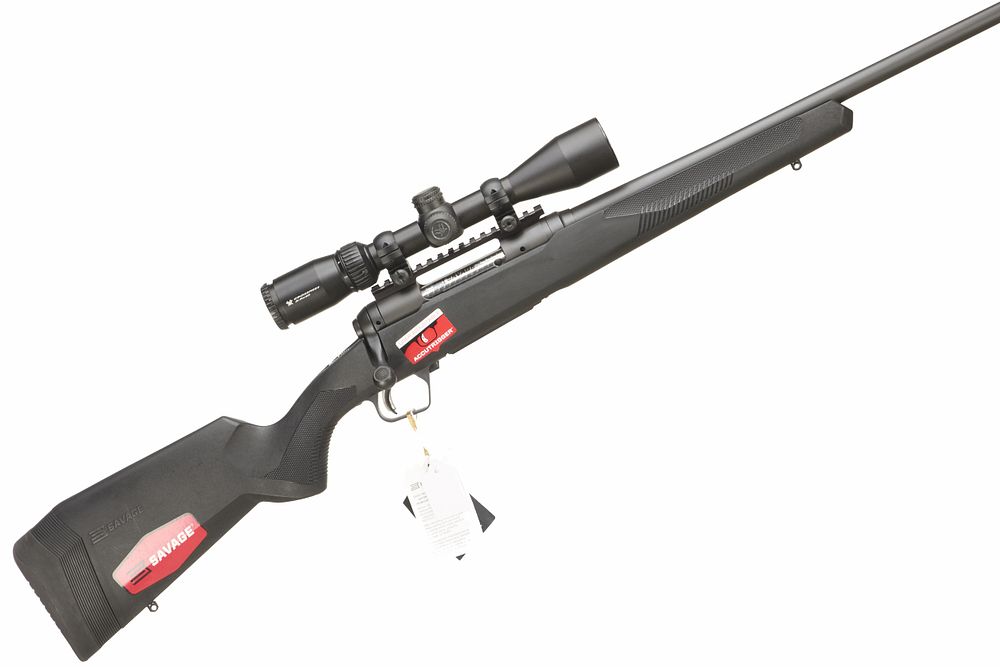 Lot 392: SAVAGE A Mod 110 APEX HTR 6.5 CREEDMOOR WITH 3-9X40 VORTEX CROSSFIRE SCOPE Ser No N749009;