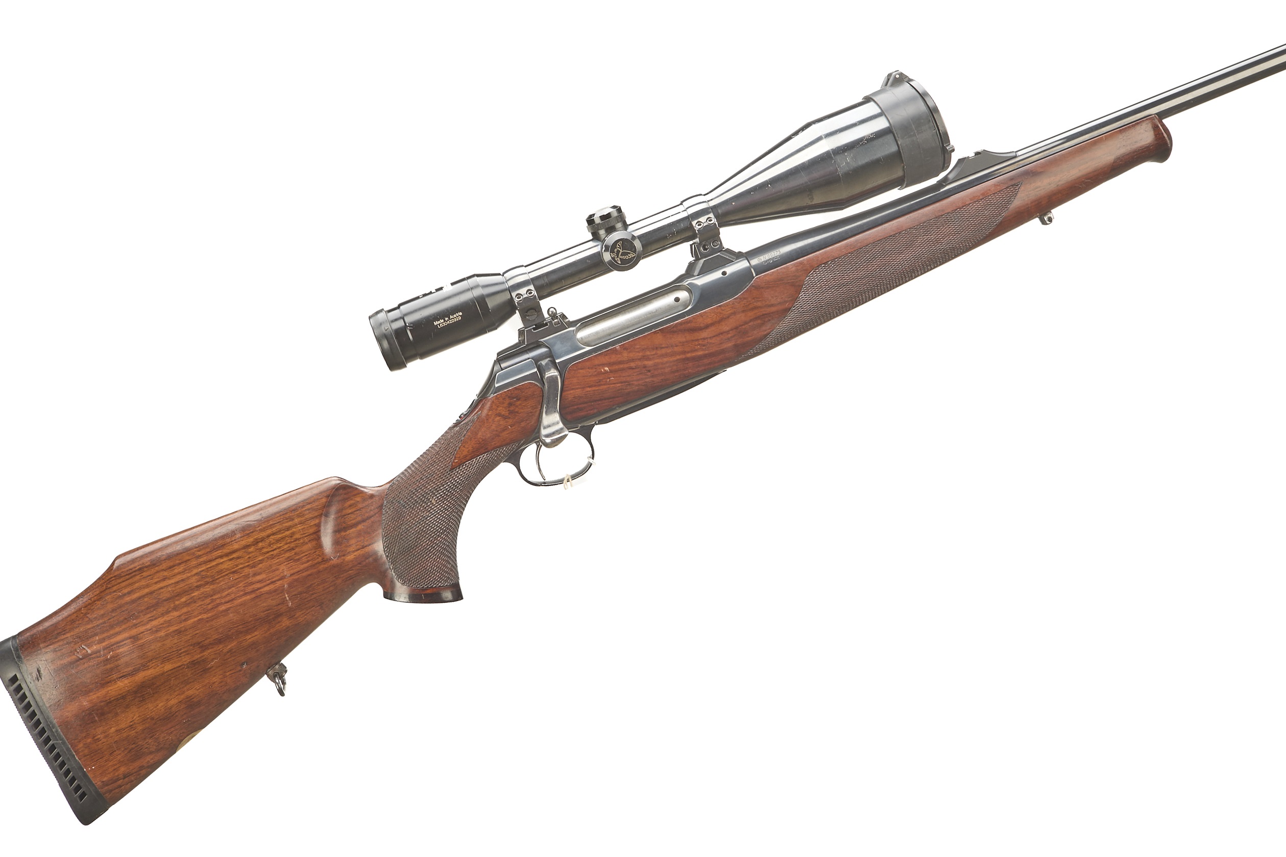 SAUER A Mod 202 .308 BOLT ACTION RIFLE WITH SWAROWSKI HABICHT 8 x 56 NOVA SCOPE Ser No N00275;