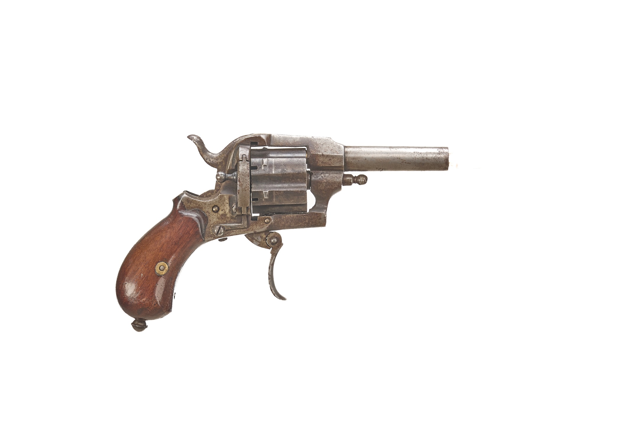 NVM A 7mm BELGIAN DOUBLE ACTION PINFIRE REVOLVER NVSN