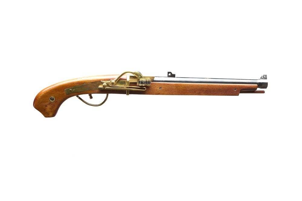 Lot 253: TANJUTSU A ARSA MATCHLOCK BLACKPOWDER PISTOL Ser No 091302008;