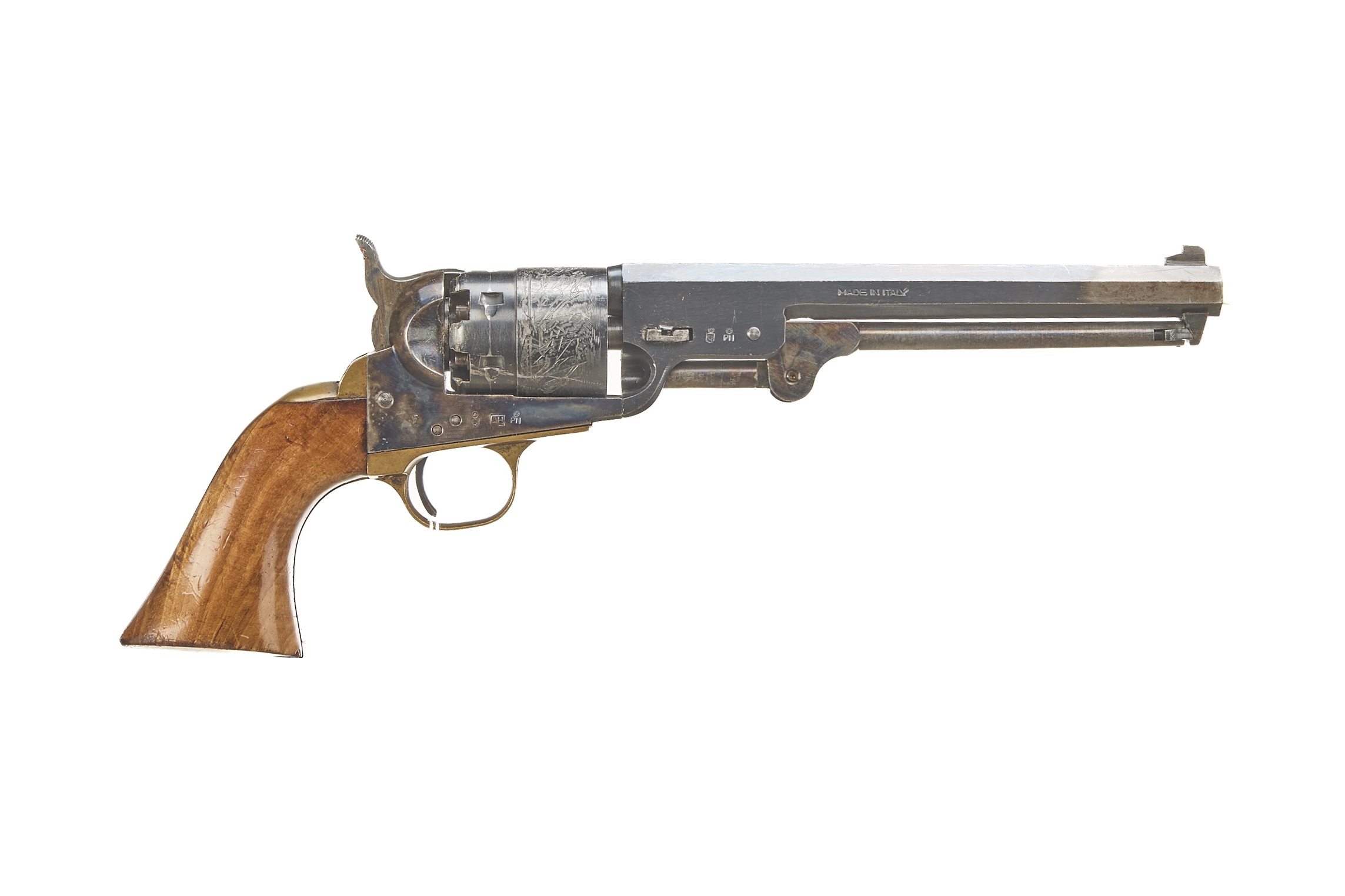 NAVY ARMS A .44 BLACK POWDER REVOLVER Ser No 214577;