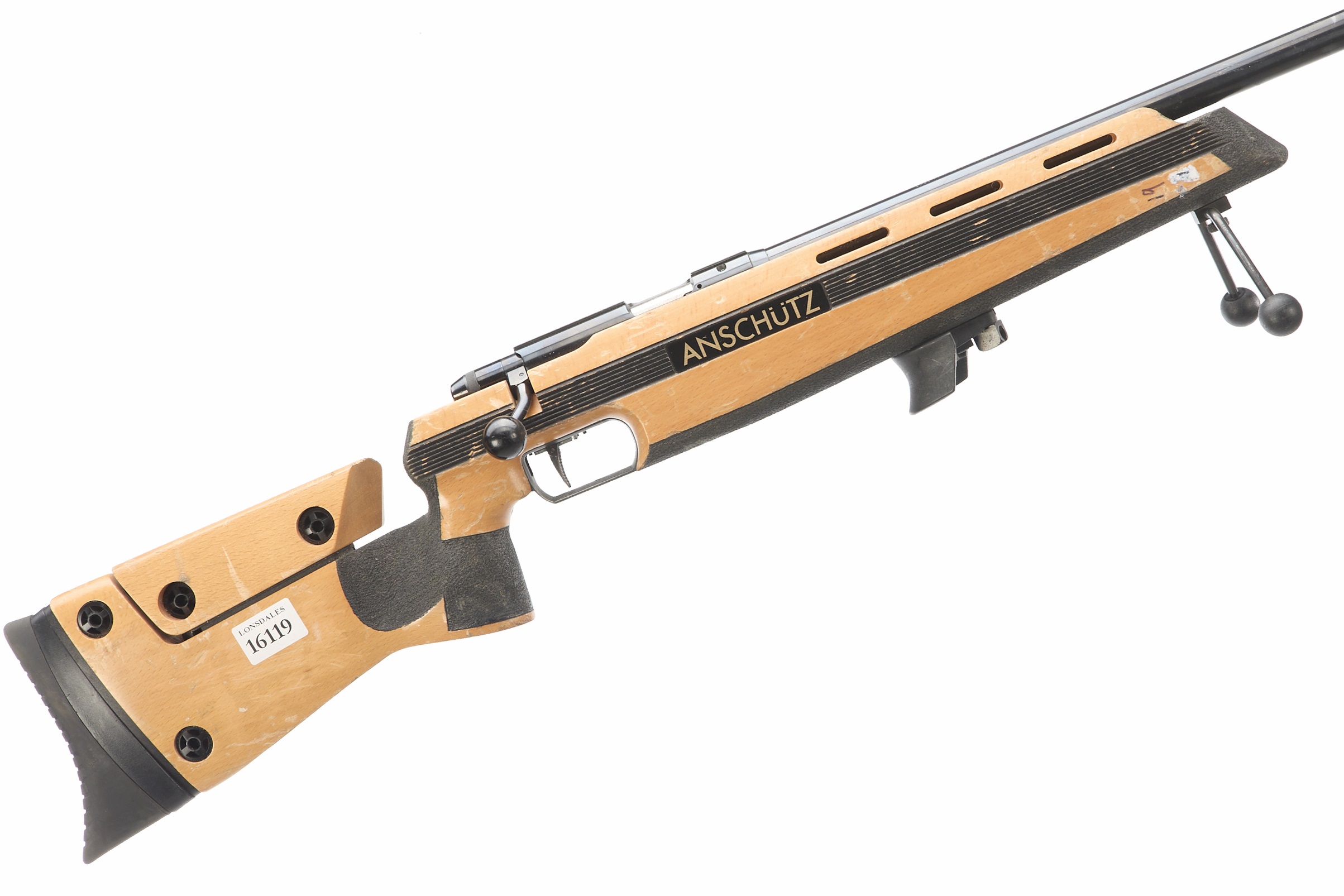 ANSCHUTZ A Mod 1907 .22 LR BOLT ACTION Ser No 267154;