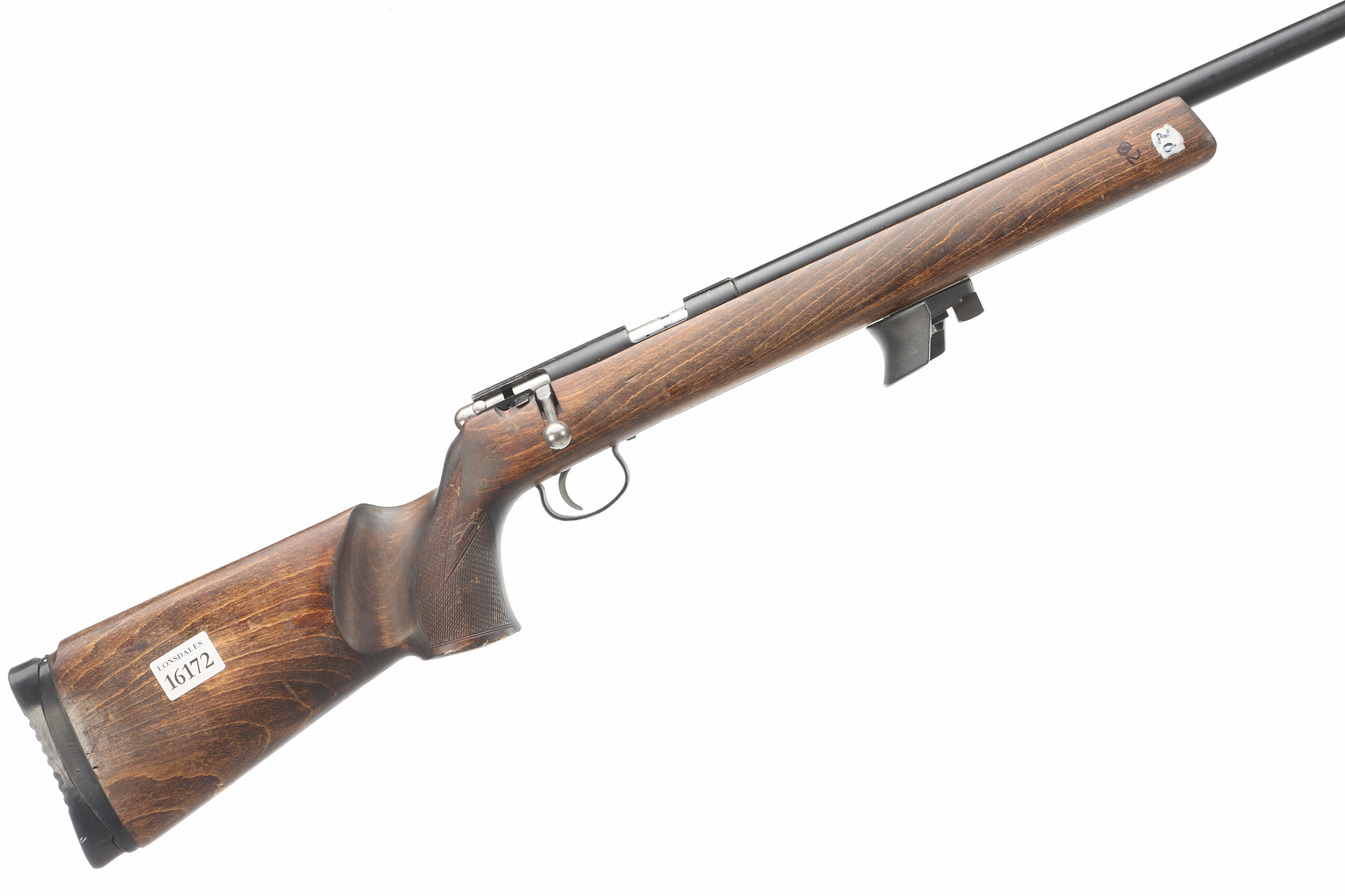 ANSCHUTZ A Mod 1403 MATCH 64 .22 BOLT ACTION TARGET RIFLE Ser No 496016;