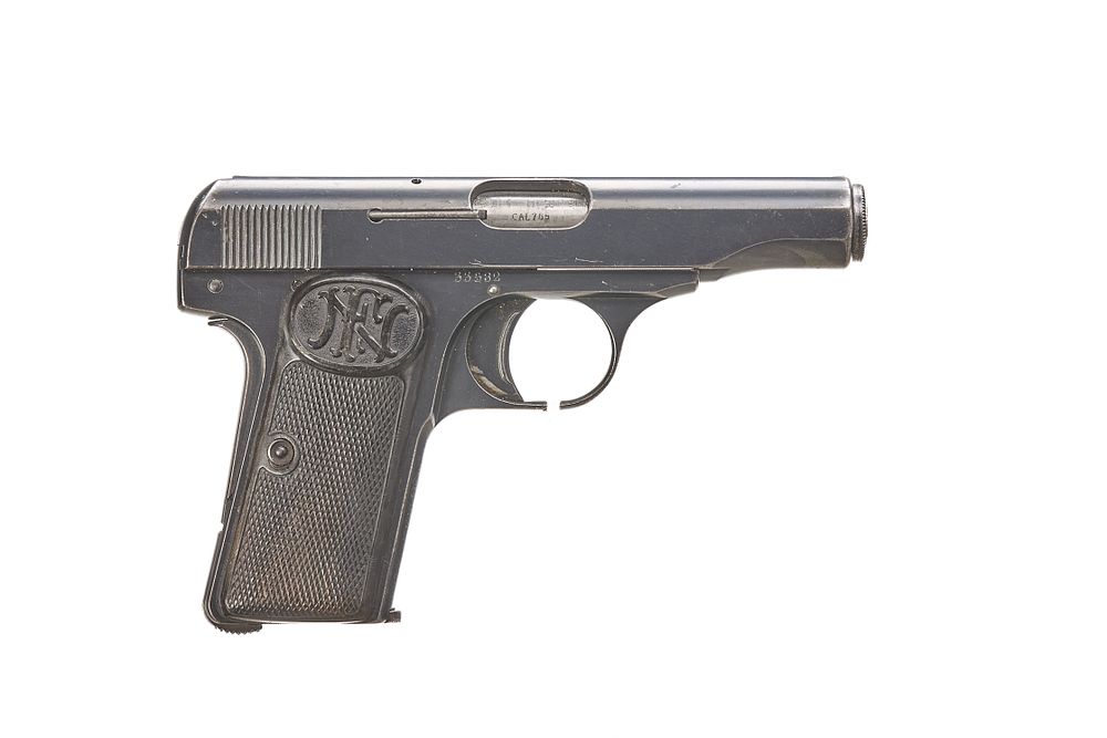 Lot 518: BROWNING A Mod 1910 .32 SEMI-AUTO PISTOL Ser No 33582;