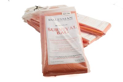 DALESMAN SINGLE SURVIVAL BAGS, 4 OF;. DALESMAN SINGLE SURVIVAL BAGS 4 OF;
