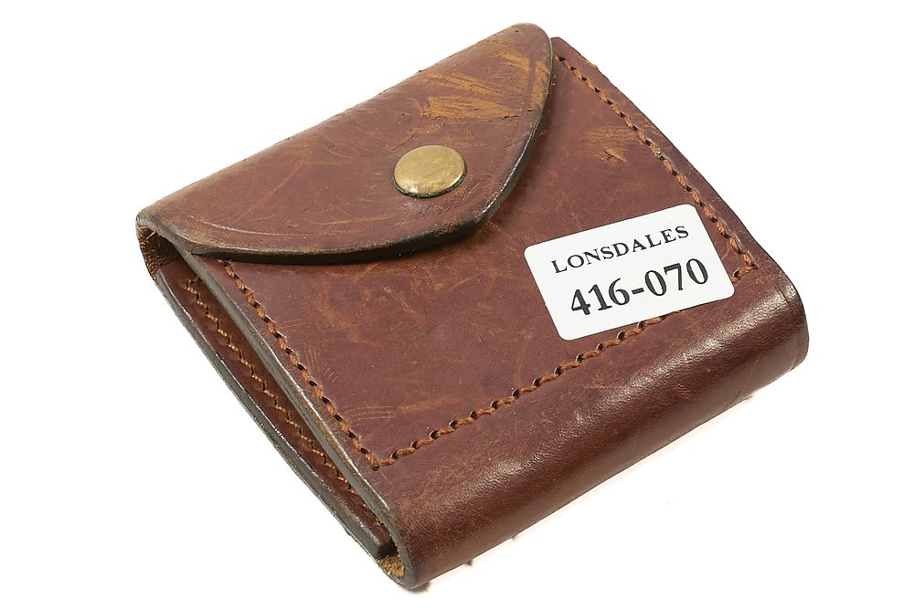 Lot 60: RWS LEATHER CARTRIDGE POUCH;
