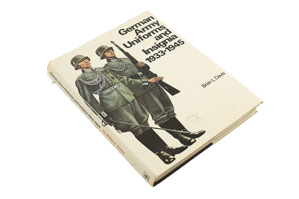 Lot 97: GERMAN ARMY UNIFORMS AND INSIGNIA 1933-1945 BY BRIAN L DAVIS, HARDBACK;