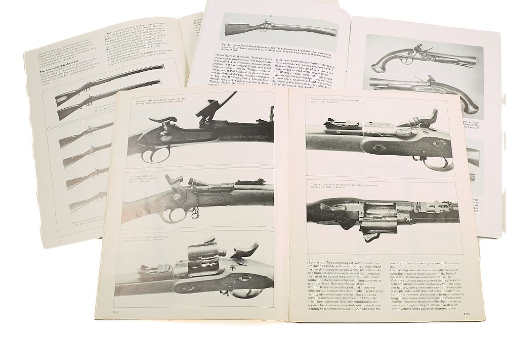 Lot 115: THREE BOOKS ON HISTORICAL ARMS;