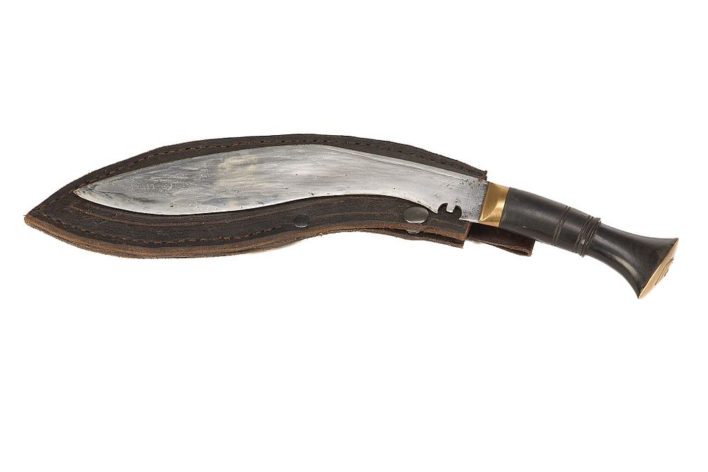 Lot 168: KUKRI WITH SHEATH;