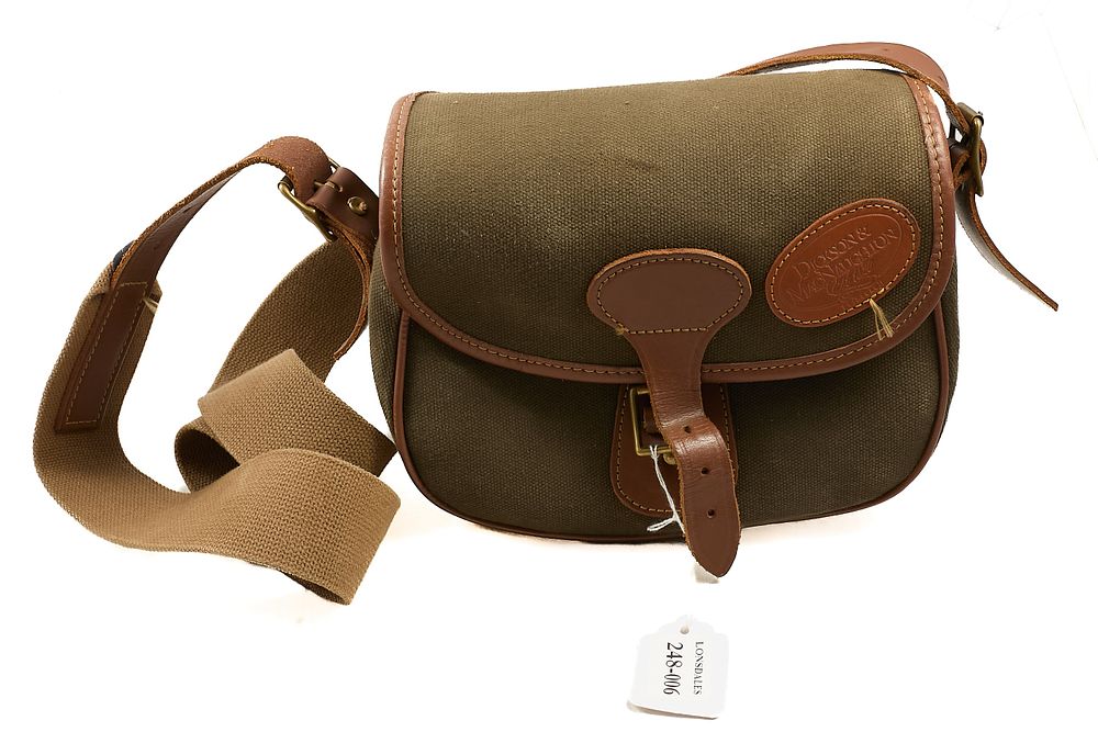 Lot 183: DICKSON & MACNAUGHTON CANVAS CARTRIDGE BAG;