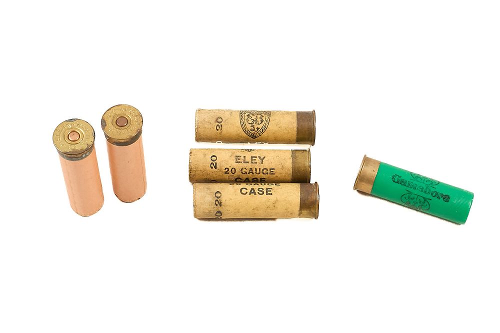 Lot 191: 20-BORE, GAMEBORE 7 SHOT & ELEY KYNOCH 5 & SS SHOT, 6 OF;