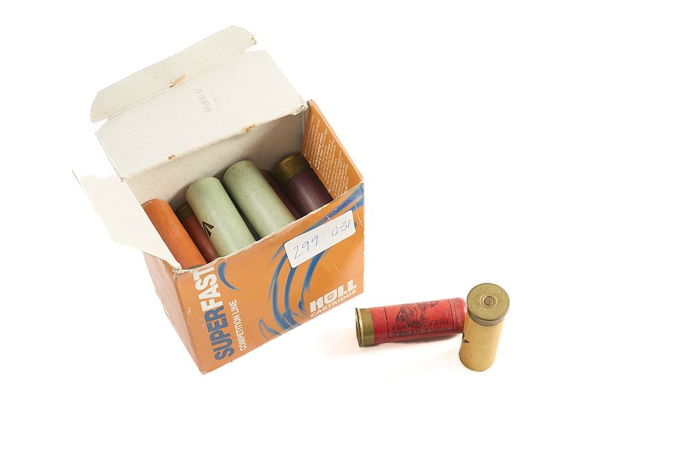 Lot 230: LOT WITHDRAWN 12-BORE CARTRIDGES, MIXED MANUFACTURERS TO INCLUDE ELEY-KYNOCH, 20 OF;