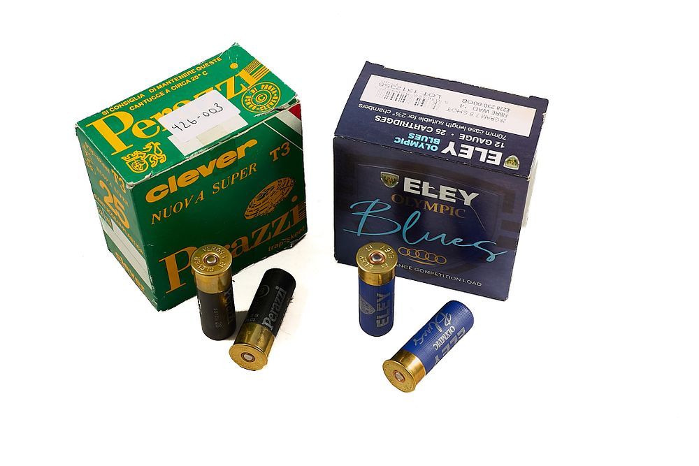 Lot 233: ELEY & PERAZZI 12 BORE CARTRIDGES, 50 OF;