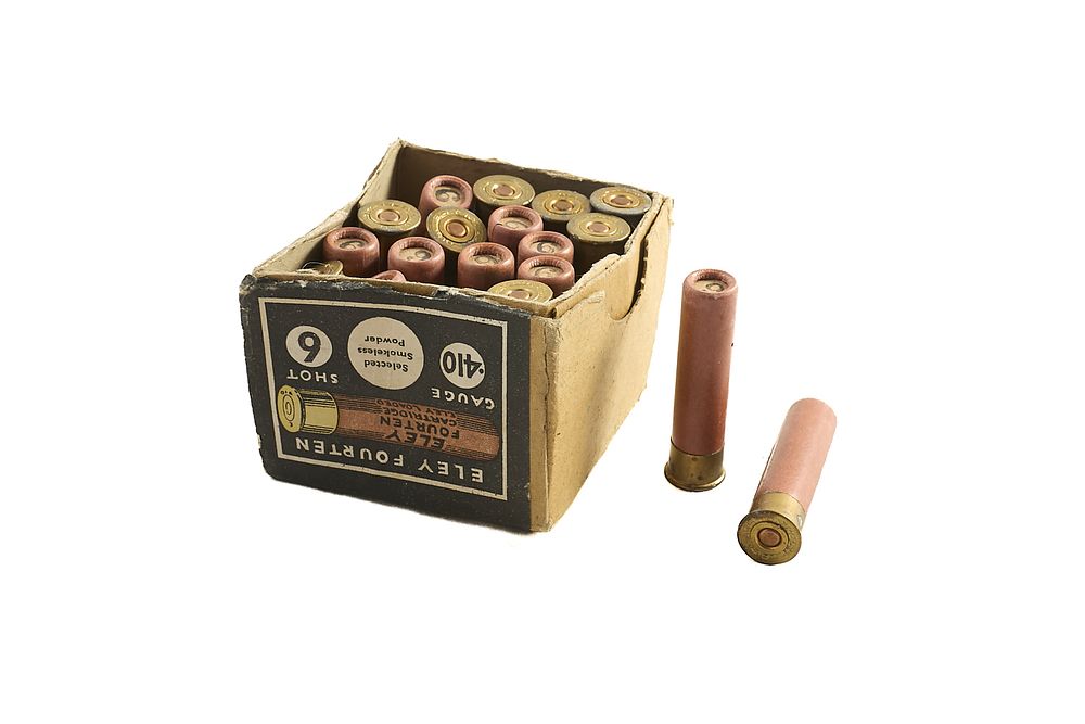 Lot 234: ELEY .410 CARTRIDGES, 18 OF;