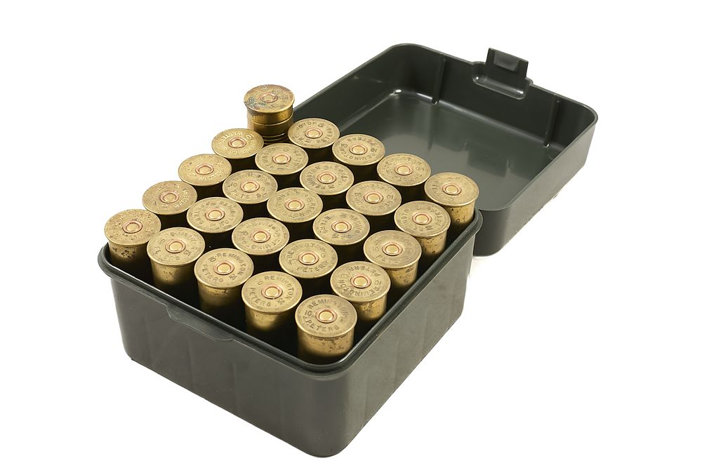 Lot 237: GAMEBORE MAMMOTH LOAD 10-BORE 1 SHOT 42gr CARTRIDGES for 2 7/8", 25 OF;