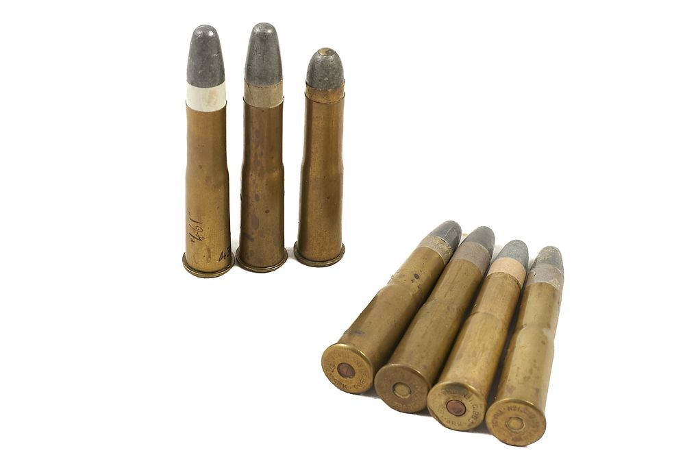 Lot 277: .461 GIBB No. 1 MATCH RIFLE CARTRIDGES, 7 OF;