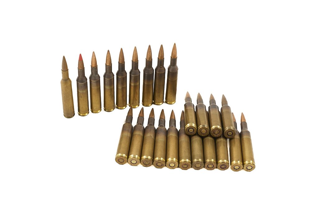 Lot 280: 4.85mm x 49 BALL BRITISH EXPERIMENTAL CARTRIDGES, 24 OF;
