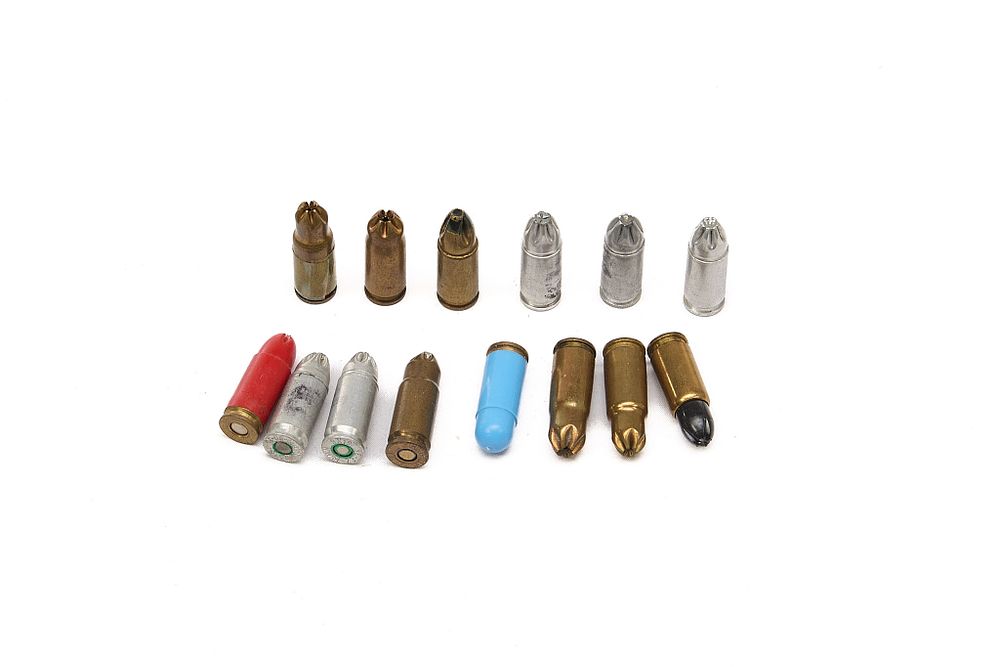 Lot 303: ASSORTED 9MM DUMMY & BLANK CARTRIDGES;