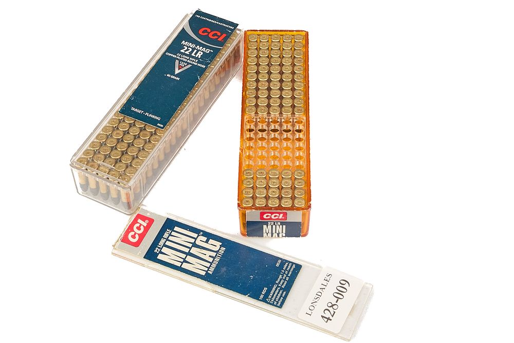 Lot 320: CCI MINI-MAG .22LR, 170 OF;