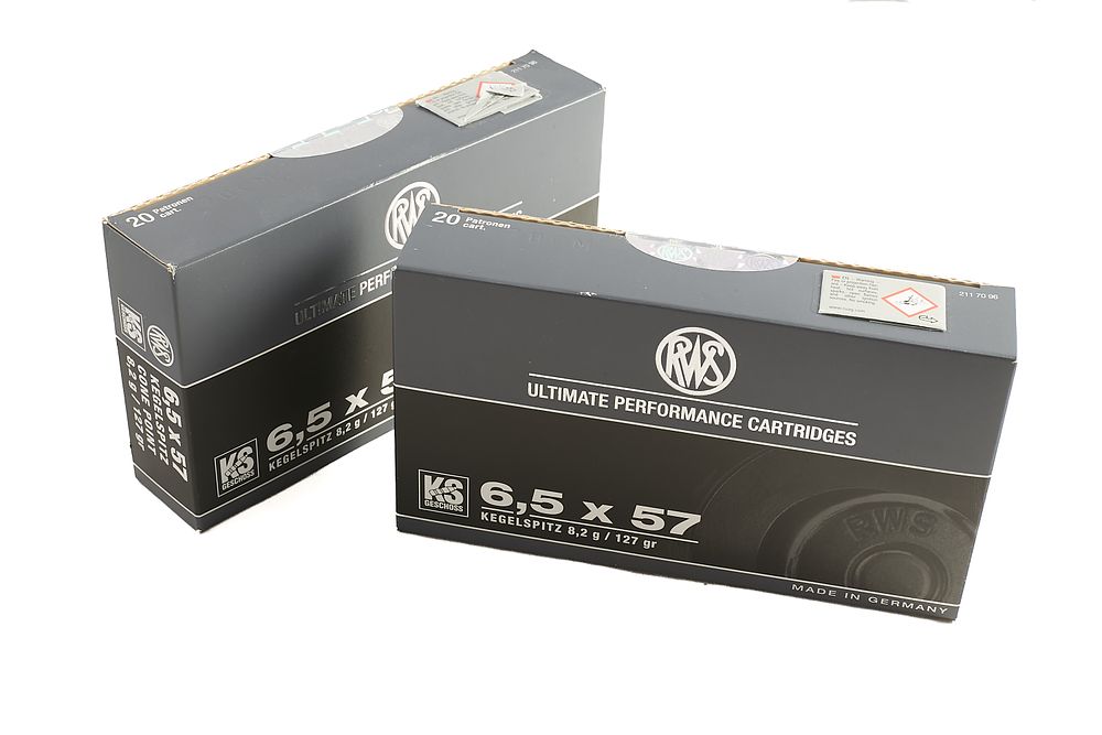 Lot 329: RWS 6.5 x 57, UNOPENED, 40 OF;