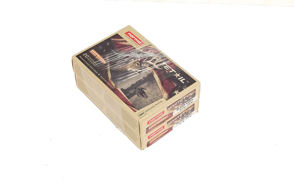 Lot 340: NORMA WHITETAIL 130gr .270 JSP, SEALED IN BOX, 40 OF;