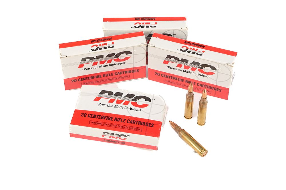 Lot 341: PMC .223 55gr, 80 OF;