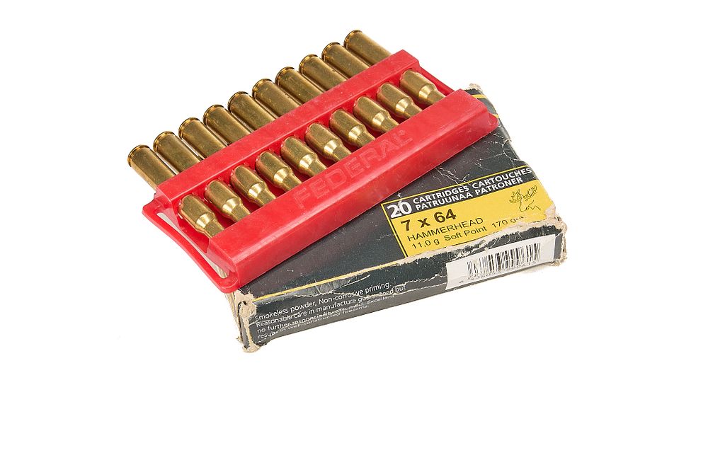 Lot 350a: FEDERAL & SAKO 7x64, APPROX 30 OF