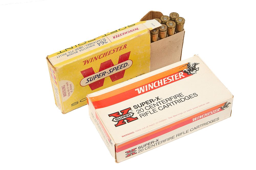 Lot 352a: WINCHESTER .264 WIN MAG, 26 OF;