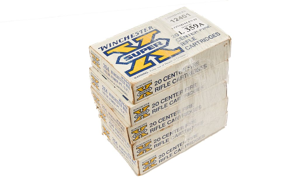 Lot 359a: .264 WIN MAG 140 GR, 100 OF;