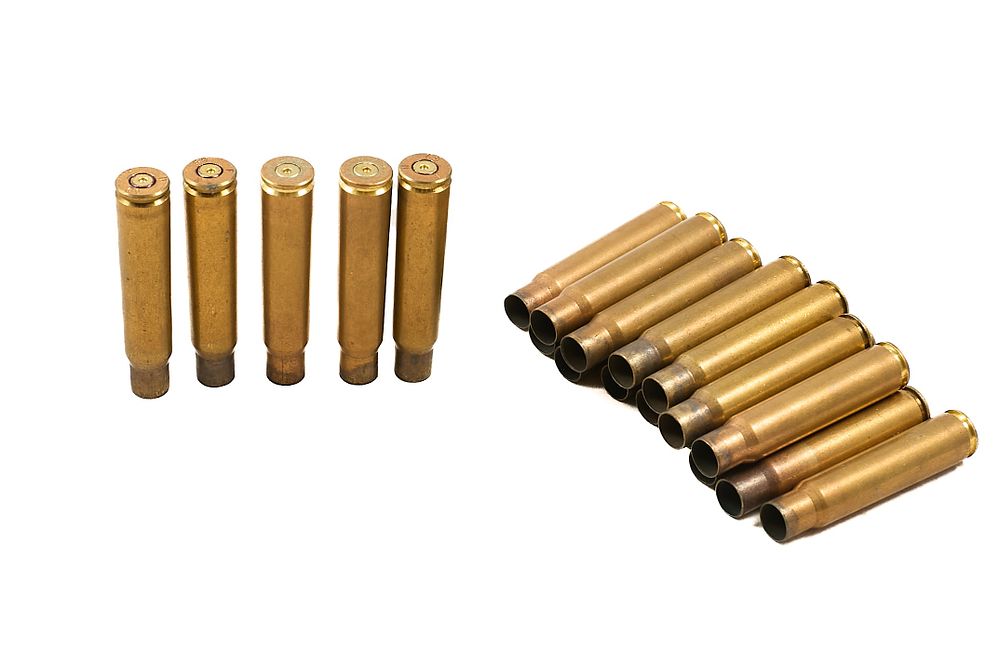 Lot 401: 7.92 MM BRASS, 20 OF;