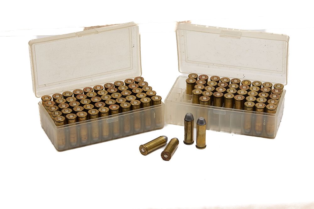 Lot 417: .44 REM MAG HOME LOADS LEAD CAST BULLETS, 92 OF;