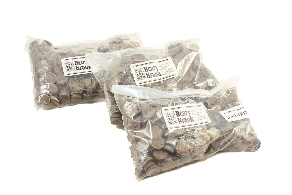 Lot 422: 20-BORE CAPPED FIBRE WADS 5 MM, 750 OF;