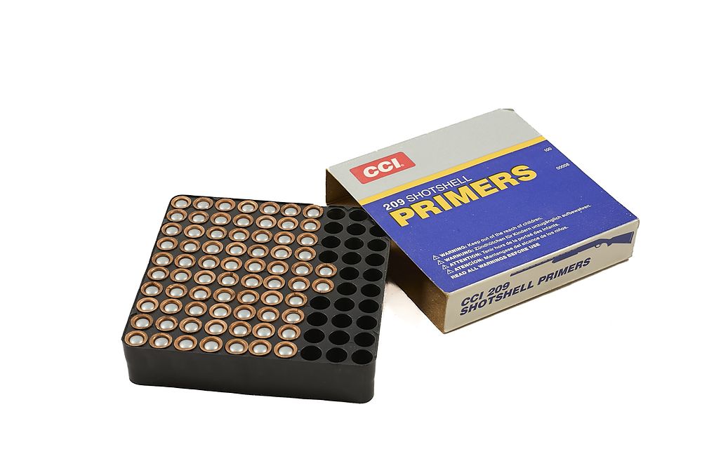 Lot 428: CCI 209 SHOTSHELL PRIMERS, 72 OF;