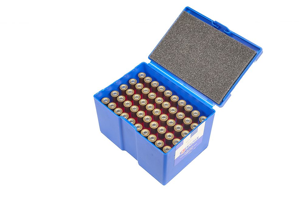 Lot 429: FIOCCHI .410 PRIMED PLASTIC 76MM CASES, 50 OF;