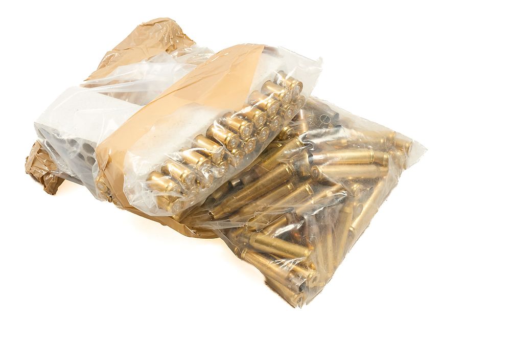Lot 432: MIXED BRASS PRIMED AND UNPRIMED TO INLCUDE LAPUA AND SAKO 1.92KGS;