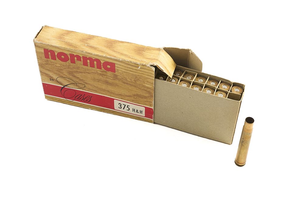 Lot 433: NORMA .375 H&H CASES, 20 OF;