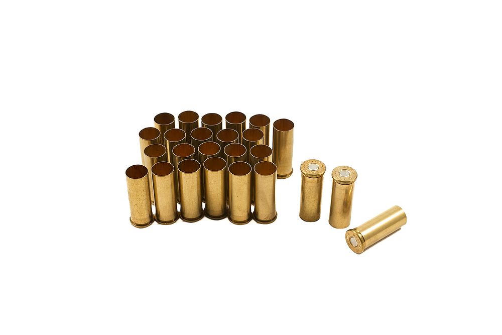 Lot 434: NORMA .44 MAGNUM PRIMED CASES, 25 OF;