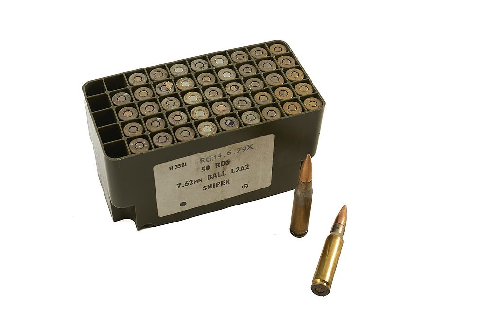 Lot 465: 7.62mm SNIPER, 46 OF;