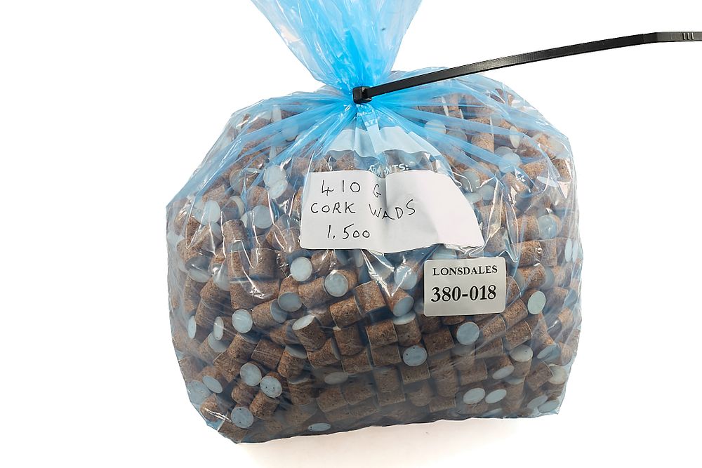 Lot 507: .410 CORK WADS 12MM, 1500 OF;
