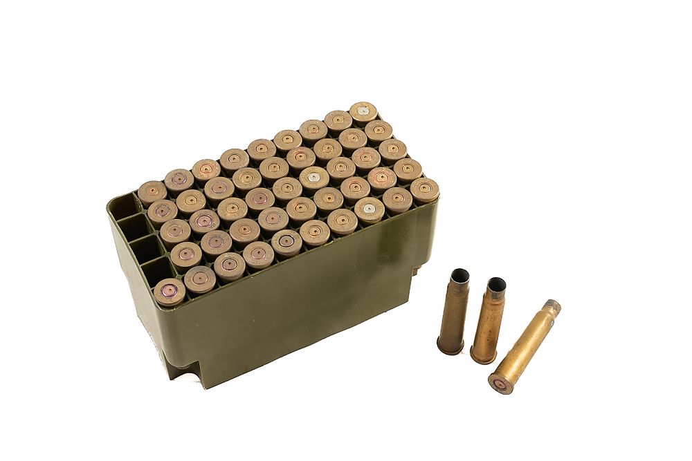 Lot 524: FIRED .303 BRASS, 99 OF;