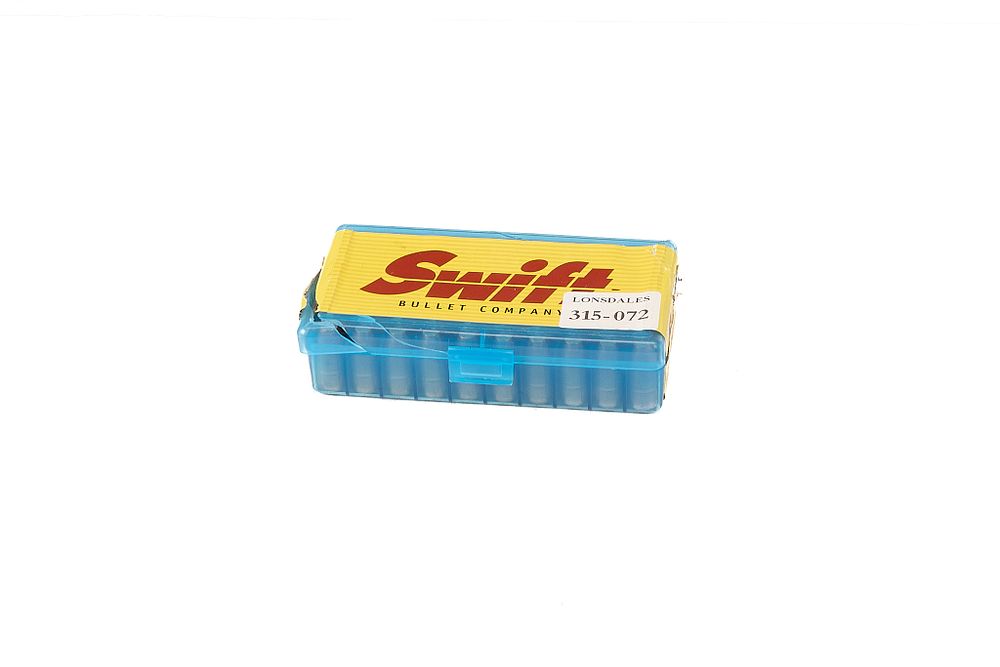 Lot 532: SWIFT .458 400gr A-FRAME FLAT NOSE BULLETS, 50 OF;