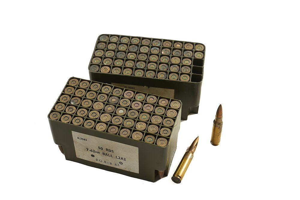 Lot 543: 7.62mm BALL L2A2, 99 OF;