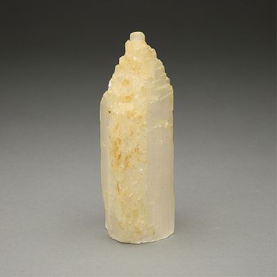 White Rock Mineral Crystal Segment Possibly Quartz. Segment or specimen of white-brown