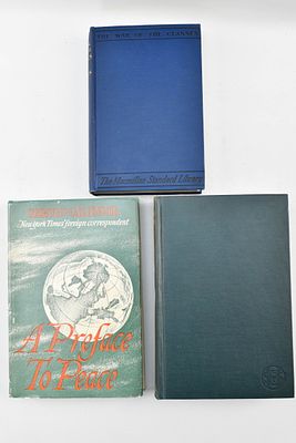 Three Antique and Rare Nonfiction Books. Includes a 1944 first edition copy of A Preface to