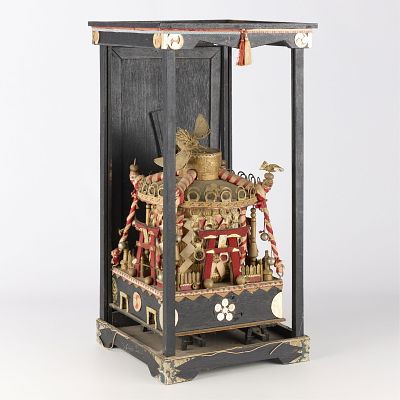 Japanese Folk Art Pagoda Lantern Model. Japanese folk art lantern or pagoda model. Made of