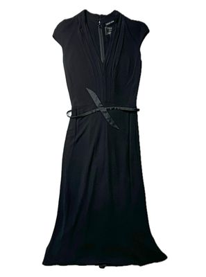 Carmen Marc Valvo Black Dress. Elegant black house dress from Carmen Marc Valvo's collection at 